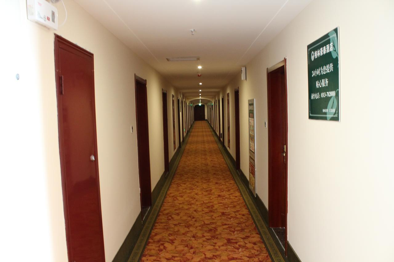 Greentree Inn Shanghai Expo Site South Yanggao Road Subway Station Express Hotel Exteriör bild